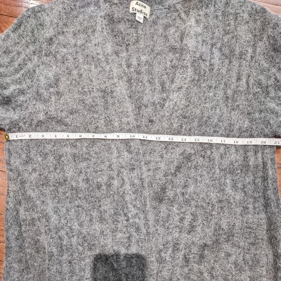 Acne Studios- Raya Short Rib Mohair-blend Cardigan - Small - Picture 10 of 15